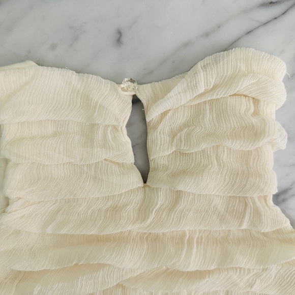 Crewcuts Cotton Dress with 100% Silk Ruffles - Picture 4 of 7